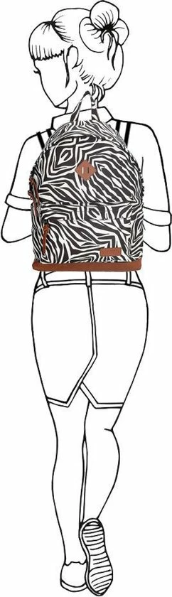 Beste Verkoop π Enrico Benetti Londen 46121 Laptoprugzak Met 14" Laptopvak - Zebra Print π₯ 6 Beste Verkoop π Enrico Benetti Londen 46121 Laptoprugzak Met 14" Laptopvak - Zebra Print π₯ - Afbeelding 6