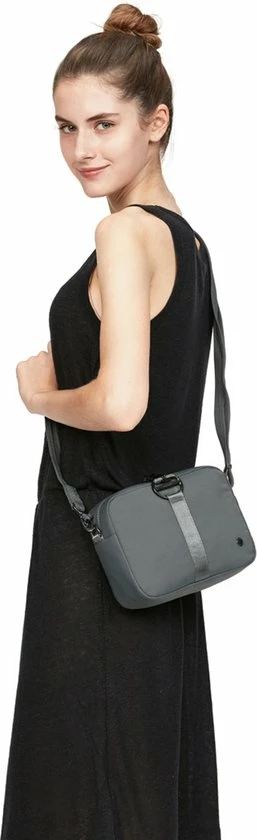 Groothandel π₯ PACSAFE Citysafe CX Square Crossbody ECONYL - Anti Diefstal Schoudertas - 3,2 L - Grijs (Storm) π€© 7 Groothandel π₯ PACSAFE Citysafe CX Square Crossbody ECONYL - Anti Diefstal Schoudertas - 3,2 L - Grijs (Storm) π€© - Afbeelding 7