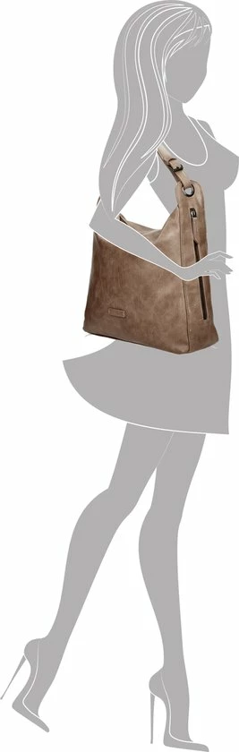 Coupon π Enrico Benetti Caen 66626 Schoudertas Buideltas - Licht Taupe β 3 Coupon π Enrico Benetti Caen 66626 Schoudertas Buideltas - Licht Taupe β - Afbeelding 3