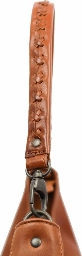 Promo β¨ Bear Design Kirsten Leren Schoudertas / Hobotas / Buideltas - Cognac π 4 Promo β¨ Bear Design Kirsten Leren Schoudertas / Hobotas / Buideltas - Cognac π - Afbeelding 4