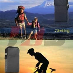 Uitgang ✔️ San Vitale® - Telefoon Tasje - Heuptas - Wandel/Sport/Mobiele Telefoon/Smartphone - Licht Grijs ⭐ -tassen-dames Verkoop 293x840