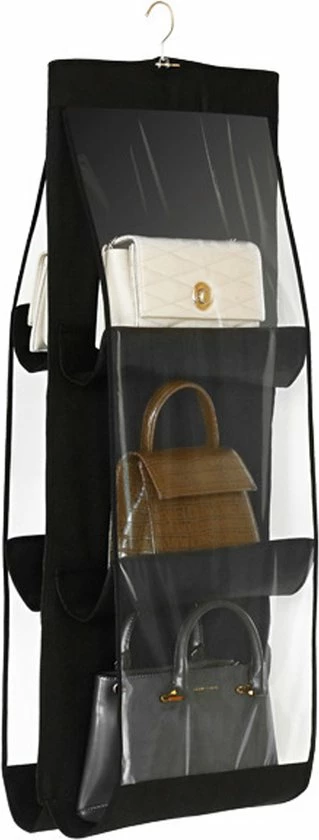 Flash-uitverkoop π Merkloos Tassen Organizer - Opbergen Van 6 Handtassen - Zwart - Hangende Tassenopberger - 85 Cm X 36 Cm - Organiser π 1 Flash-uitverkoop π Merkloos Tassen Organizer - Opbergen Van 6 Handtassen - Zwart - Hangende Tassenopberger - 85 Cm X 36 Cm - Organiser π