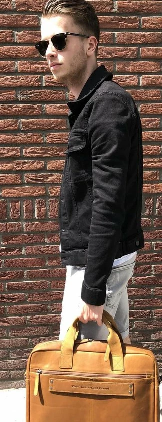 Flash-uitverkoop π€© Chesterfield Laptoptas Waxed Pull Up Leer - Cognac π 25 Flash-uitverkoop π€© Chesterfield Laptoptas Waxed Pull Up Leer - Cognac π - Afbeelding 25