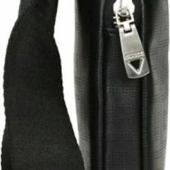 Aanbiedingen 🌟 Guess Kleine Schoudertas / Crossbody Tas Dames - Hide - Zwart 🎁 -tassen-dames Verkoop 328x840