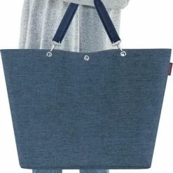 Goedkoop 🥰 Reisenthel Shopper XL Strandtas Shopper - 35L - Twist Blue Blauw 🤩 -tassen-dames Verkoop 349x840 4