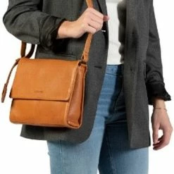 Beste deal 😍 Burkely Just Jolie Dames Schoudertas Satchel Bag - Cognac 🔔 -tassen-dames Verkoop 372x840