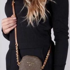 Goedkoopste 🔔 Michael Kors Schoudertas Jet Set Leer - Bruin 😉 -tassen-dames Verkoop 376x840 1