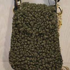 Beste Verkoop 🎁 Wmstyle Teddy Telefoon Tasje 100%leer Zachte Tas Gouden Ketting Afneembaar 🧨