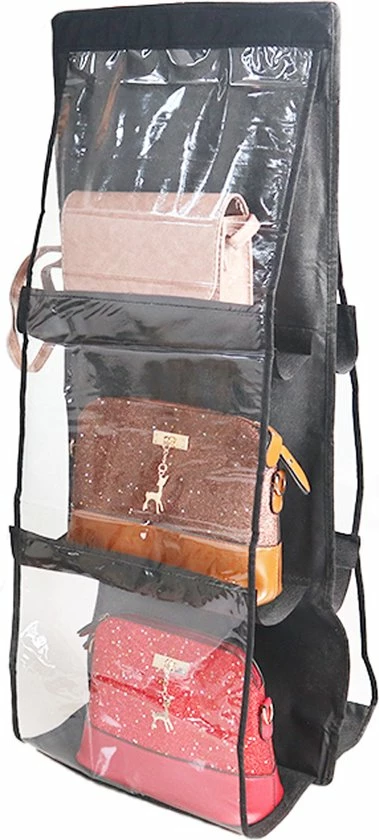 Flash-uitverkoop π Merkloos Tassen Organizer - Opbergen Van 6 Handtassen - Zwart - Hangende Tassenopberger - 85 Cm X 36 Cm - Organiser π 5 Flash-uitverkoop π Merkloos Tassen Organizer - Opbergen Van 6 Handtassen - Zwart - Hangende Tassenopberger - 85 Cm X 36 Cm - Organiser π - Afbeelding 5