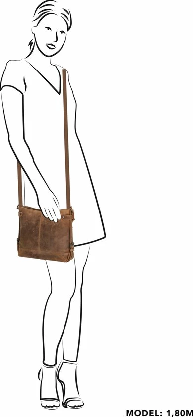 Goedkoop π Hide & Stitches Idaho Schoudertas - Bruin β¨ 4 Goedkoop π Hide & Stitches Idaho Schoudertas - Bruin β¨ - Afbeelding 4