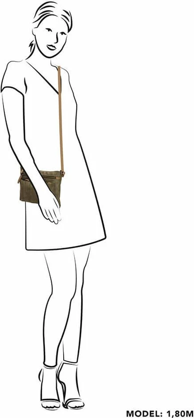 Nieuw π Beagles Brunete Schoudertas - Olijfgroen β€οΈ 5 Nieuw π Beagles Brunete Schoudertas - Olijfgroen β€οΈ - Afbeelding 5