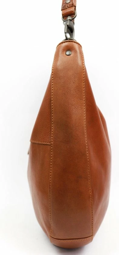 Promo β¨ Bear Design Kirsten Leren Schoudertas / Hobotas / Buideltas - Cognac π 2 Promo β¨ Bear Design Kirsten Leren Schoudertas / Hobotas / Buideltas - Cognac π - Afbeelding 2