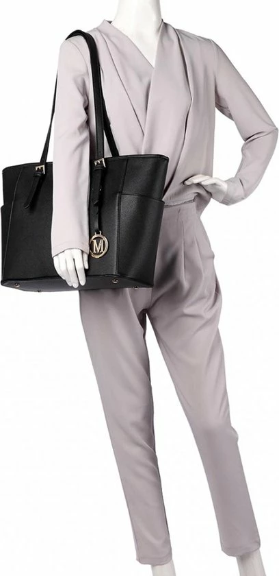 Uitgang π Miss Lulu Dames Schoudertas - Handtas - Laptoptas 13.3" – Zwart (LM1642 BK) π 14 Uitgang π Miss Lulu Dames Schoudertas - Handtas - Laptoptas 13.3" – Zwart (LM1642 BK) π - Afbeelding 14