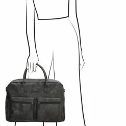 Kopen 😍 Beagles Gandia Handtas 13,3 Inch (29,4x16,6 Cm.) - Zwart 😉 -tassen-dames Verkoop 429x840 11