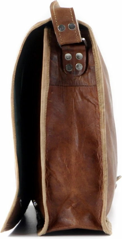 Coupon ๐งจ Oncedoce Boekentas A4 Formaat –Bruin ECHT LEER – Handgemaakte Messenger Tas ‘Almeria’ ๐ 2 Coupon ๐งจ Oncedoce Boekentas A4 Formaat –Bruin ECHT LEER – Handgemaakte Messenger Tas ‘Almeria’ ๐ - Afbeelding 2