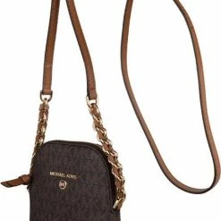 Goedkoopste 🔔 Michael Kors Schoudertas Jet Set Leer - Bruin 😉 -tassen-dames Verkoop 451x840 3