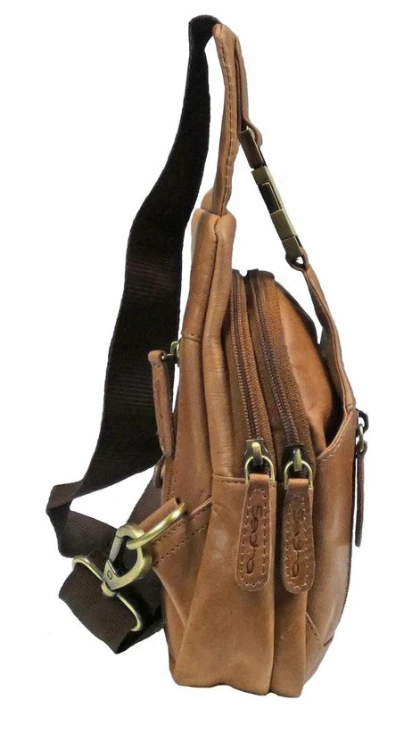 Beste deal π SEDNA Dames Slingbag Van 100% Runderleder. Superhandige Kleine Schoudertas, Zowel Links Of Rechts Te Dragen. π― 3 Beste deal π SEDNA Dames Slingbag Van 100% Runderleder. Superhandige Kleine Schoudertas, Zowel Links Of Rechts Te Dragen. π― - Afbeelding 3