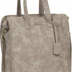 Kopen ❤️ Piace Molto Justified Felina - Big - Lederen - Shopper Tas - Schoudertas - Damestas - Taupe 😍 -tassen-dames Verkoop 463x840 3