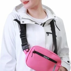 Kopen 💯 Dingy Weather - Heuptas Unisex - One Fanny Bag - 5 Liter - Roze 🌟 -tassen-dames Verkoop 474x840 4