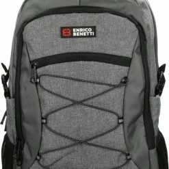 Nieuw π Enrico Benetti Yellow Stone 62128 Sportieve Laptoprugzak 17" - L - Lichtgrijs π―