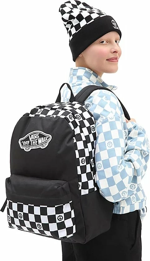 Beste deal ✔️ Vans Realm Rugzak Peace Check Black ✔️ 4 Beste deal ✔️ Vans Realm Rugzak Peace Check Black ✔️ - Afbeelding 4