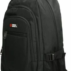 Gloednieuw ⌛ Enrico Benetti Hamburg 62125 Laptoprugzak Met 17" Laptopvak - Zwart 😍 -tassen-dames Verkoop 496x840 8