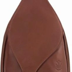 Beste deal 💯 Puro Lino Leren Kleine Rugzak In BRUIN Kleur, Met Rits En Schouder Banden, Handige Tas, Rugzak Van Leer ✨