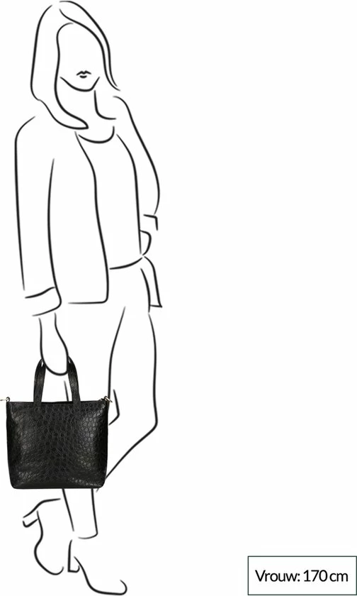 Flash-uitverkoop β Fred De La Bretoniere Dames Schoudertas / Crossbody Tas - Croco - Zwart π 2 Flash-uitverkoop β Fred De La Bretoniere Dames Schoudertas / Crossbody Tas - Croco - Zwart π - Afbeelding 2