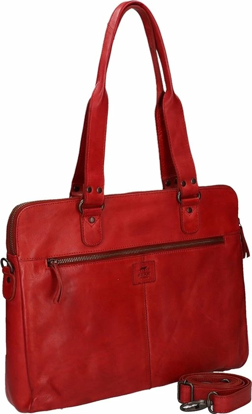 Korting π― Bear Design Cow Lavato Laptopschoudertas Rood III π― 3 Korting π― Bear Design Cow Lavato Laptopschoudertas Rood III π― - Afbeelding 3