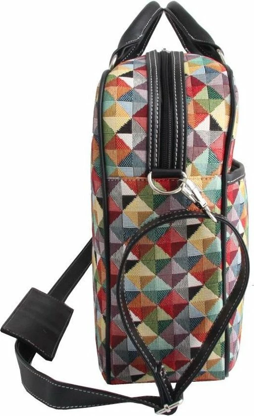 Kopen π Signare Laptoptas - Gobelin - Multi Colored Triangle - β 2 Kopen π Signare Laptoptas - Gobelin - Multi Colored Triangle - β - Afbeelding 2