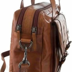 Promo 🔥 Spikes & Sparrow Laptoptas / Werktas / Aktetas - Bronco - 15.4 Inch - Leer - Cognac 😀 -tassen-dames Verkoop 513x840 4