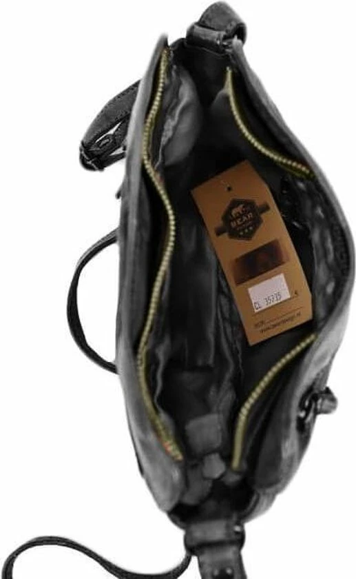 Beste deal π Bear Design Olivia Leren Schoudertas - Zwart π 22 Beste deal π Bear Design Olivia Leren Schoudertas - Zwart π - Afbeelding 22