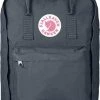 Uitgang ⌛ Fjallraven Kanken Laptoprugzak 17 Inch - Graphite ✔️