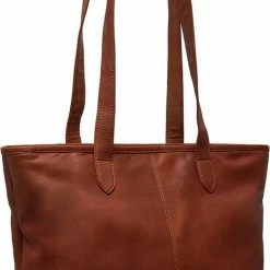 Beste Pirce 🌟 The Chesterfield Brand Leren Shopper Cognac Monza 🌟