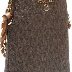 Goedkoopste 🔔 Michael Kors Schoudertas Jet Set Leer - Bruin 😉 -tassen-dames Verkoop 521x840 5