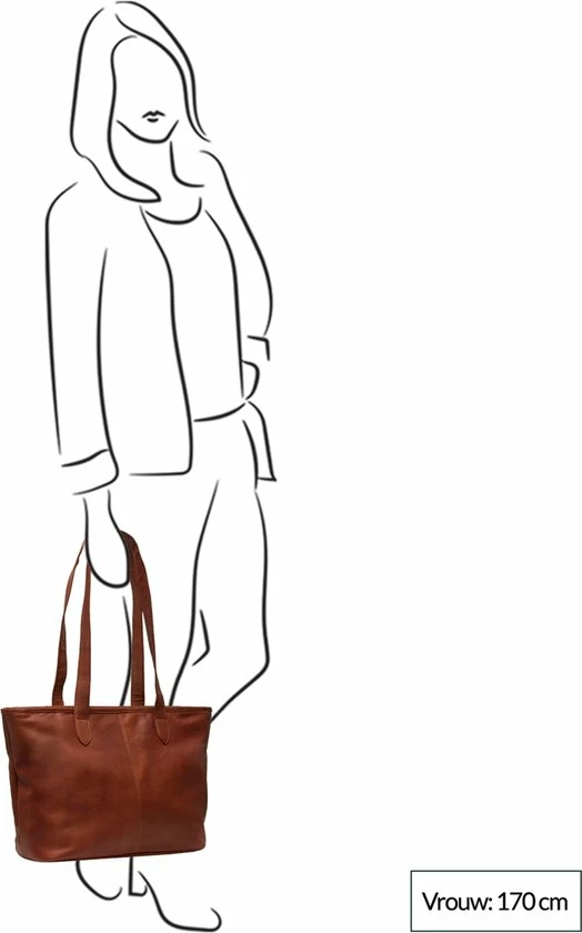 Beste Pirce π The Chesterfield Brand Leren Shopper Cognac Monza π 7 Beste Pirce π The Chesterfield Brand Leren Shopper Cognac Monza π - Afbeelding 7