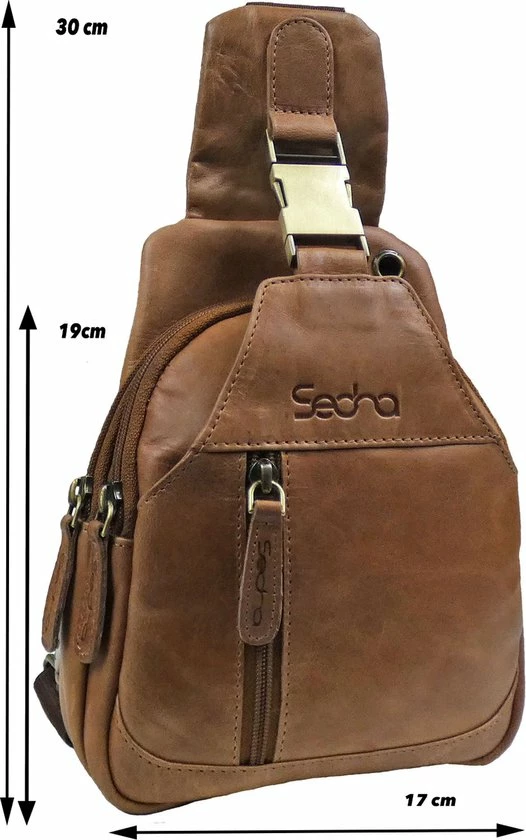 Beste deal π SEDNA Dames Slingbag Van 100% Runderleder. Superhandige Kleine Schoudertas, Zowel Links Of Rechts Te Dragen. π― 6 Beste deal π SEDNA Dames Slingbag Van 100% Runderleder. Superhandige Kleine Schoudertas, Zowel Links Of Rechts Te Dragen. π― - Afbeelding 6