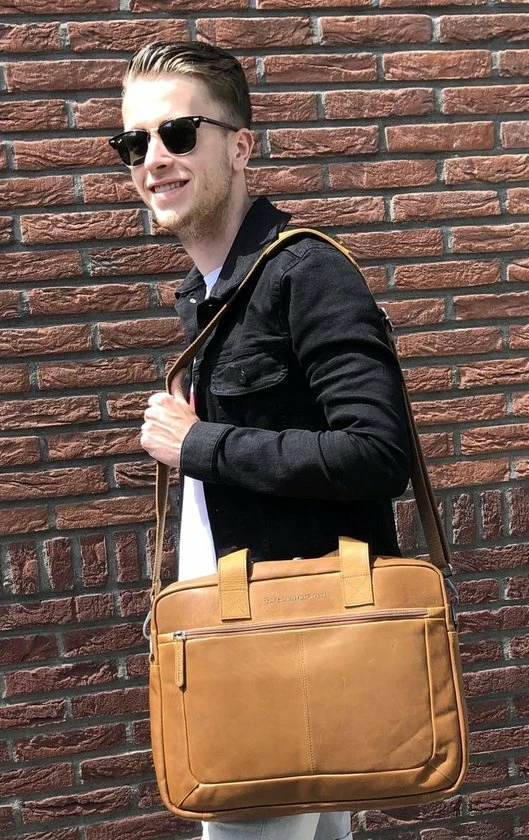 Flash-uitverkoop π€© Chesterfield Laptoptas Waxed Pull Up Leer - Cognac π 23 Flash-uitverkoop π€© Chesterfield Laptoptas Waxed Pull Up Leer - Cognac π - Afbeelding 23