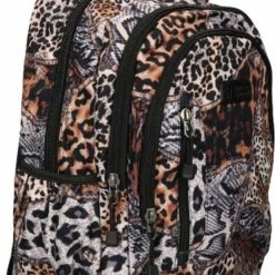 Groothandel 🥰 Enrico Benetti Capetown 46170 Rugzak 15 Inch Laptopvak - Dierenprint Bruin ✔️ -tassen-dames Verkoop 533x840