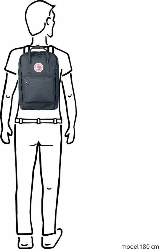 Uitgang ⌛ Fjallraven Kanken Laptoprugzak 17 Inch - Graphite ✔️ 3 Uitgang ⌛ Fjallraven Kanken Laptoprugzak 17 Inch - Graphite ✔️ - Afbeelding 3