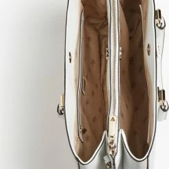 Top 10 ✨ GUESS Alexie Dames Crossbody TasHandtas Kunstleer - Wit 🌟 -tassen-dames Verkoop 541x840 17