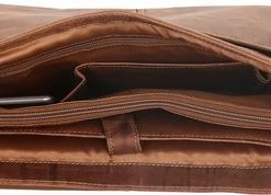 Uitgang ⭐ Old West Longview - Leren Laptoptas 15 Inch - Camel ✨ -tassen-dames Verkoop 550x178