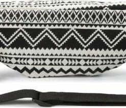 Beste Verkoop 🧨 Merkloos "Kerst + Cadeau" Festival Heuptas Musthave - Trendy - Heuptasje - Fanny Pack - Vintage - Zwart - Wit - Dames - Heren - Stof - Travel Buideltas 👍 -tassen-dames Verkoop 550x212 3