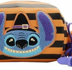 Goedkoopste ⭐ Disney By Loungefly Crossbody Lilo And Stitch Striped 💀 Halloween 🍬 Candy Wrapper ⌛ -tassen-dames Verkoop 550x242 5