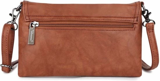 Coupon π Wimona Alessandra 5022 Kleine Schoudertas / Crossbody Tas - Cognac π 14 Coupon π Wimona Alessandra 5022 Kleine Schoudertas / Crossbody Tas - Cognac π - Afbeelding 14