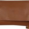 Hete verkoop 🎁 AmbraModa GLX11 - Crossbodytas, Clutch, Telefoontas Van Echt Leer Met Afneembaar En Verstelbare Schouderriem, Passend Voor Mobiele Telefoons En Tablets Tot 7 Inch. Cognac ⌛