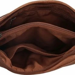 Gloednieuw ⭐ Hide & Stitches Paint Rock Schoudertas - Cognac 🎉 -tassen-dames Verkoop 550x292 3