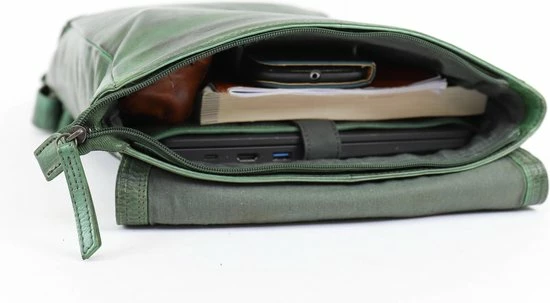 Hete verkoop π Bear Design Rox Leren Laptop Rugzak - Groen π 8 Hete verkoop π Bear Design Rox Leren Laptop Rugzak - Groen π - Afbeelding 8