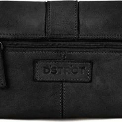 Beste Pirce 🔔 DSTRCT Harrington Road Leren Enveloptas / Crossbodytas / Clutch - Zwart 🔔 -tassen-dames Verkoop 550x303 3