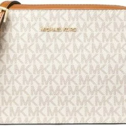 Kopen 🧨 Michael Kors Camera Bag M Dames Crossbodytas - Wit ✨ -tassen-dames Verkoop 550x306 3